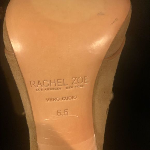 Rachel Zoe - Suede Peep Toe Bootie - Picture 7 of 7